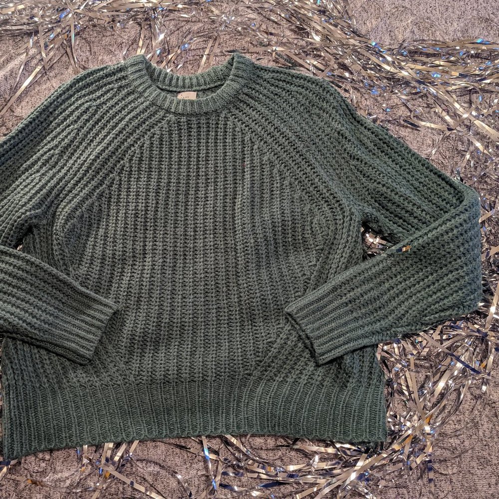 NWOT A New Day Ribbed Fisherman Sweater